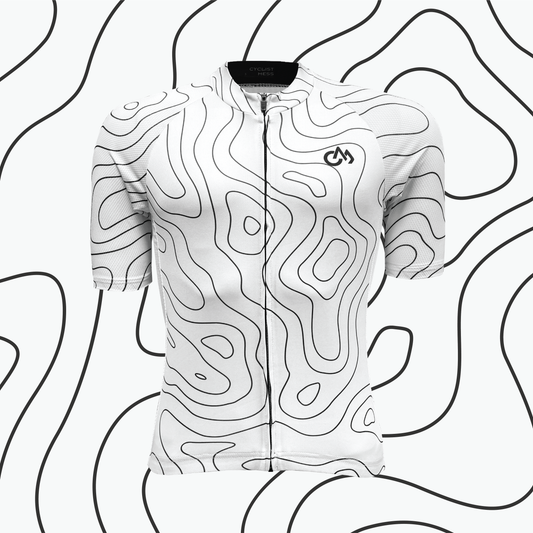 White Topography Pro Edition Jersey