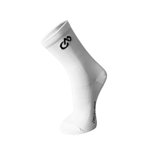 White NNPQ Cycling Socks